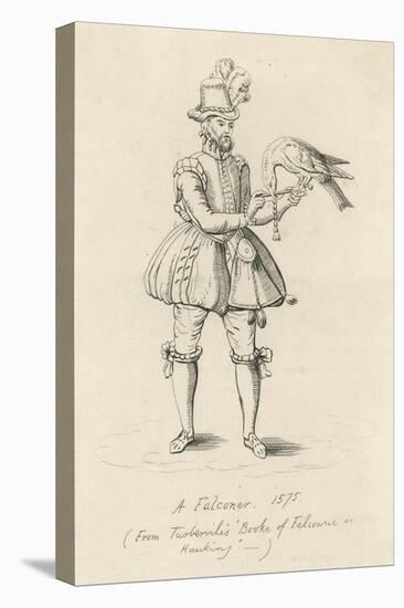 An Elizabethan Falconer with His Bird-S. Major-Stretched Canvas