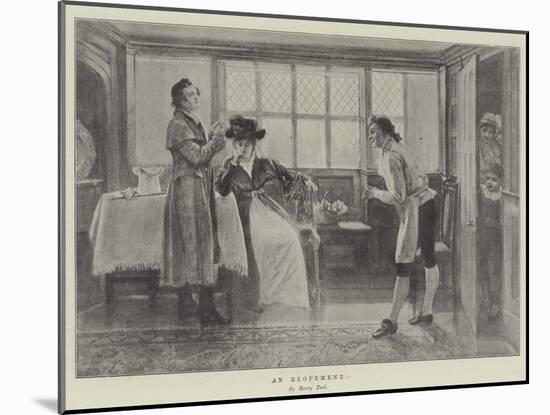 An Elopement-null-Mounted Giclee Print