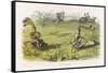 An Elves' Tournament-Richard Doyle-Framed Stretched Canvas