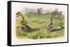 An Elves' Tournament-Richard Doyle-Framed Stretched Canvas