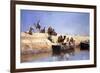 An Embarkment of Camels on the Beach at Sale, Maroc, 1880-Edwin Lord Weeks-Framed Giclee Print