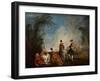 An Embarrassing Proposal, 1715-1716-Jean-Antoine Watteau-Framed Giclee Print