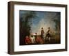 An Embarrassing Proposal, 1715-1716-Jean-Antoine Watteau-Framed Premium Giclee Print