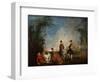 An Embarrassing Proposal, 1715-1716-Jean-Antoine Watteau-Framed Premium Giclee Print