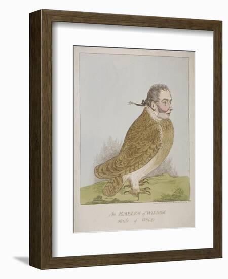 An Emblem of Wisdom Made of Wood, 1820-null-Framed Giclee Print