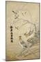 An Embroidered Picture, with Two Silver Pheasants in a Rocky Landscape with Plum Blossom and…-null-Mounted Giclee Print