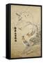 An Embroidered Picture, with Two Silver Pheasants in a Rocky Landscape with Plum Blossom and…-null-Framed Stretched Canvas