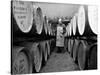 An Employee of the Knockando Whisky Distillery in Scotland, January 1972-null-Stretched Canvas