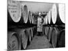 An Employee of the Knockando Whisky Distillery in Scotland, January 1972-null-Mounted Photographic Print