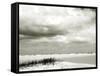 An Empty Expanse of Beach-Katrin Adam-Framed Stretched Canvas