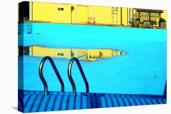 An Empty Public Swimming Pool in the Bronx, New York City-Sabine Jacobs-Stretched Canvas
