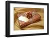 An Empty Tag on a Decorative Gift Box-satel-Framed Photographic Print