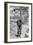 An Emu Man Performing the Sacred Totem of His Group, Australia, 1922-Spencer and Gillen-Framed Giclee Print