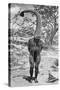 An Emu Man Performing the Sacred Totem of His Group, Australia, 1922-Spencer and Gillen-Stretched Canvas