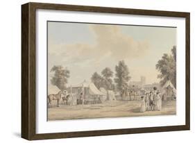 An Encampment in St. James's Park-Paul Sandby-Framed Giclee Print