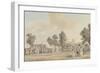 An Encampment in St. James's Park-Paul Sandby-Framed Giclee Print