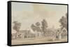 An Encampment in St. James's Park-Paul Sandby-Framed Stretched Canvas