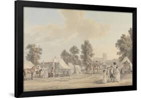 An Encampment in St. James's Park-Paul Sandby-Framed Giclee Print