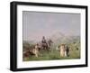 An Encampment in the Atlas Mountains, C.1865-Eugene Fromentin-Framed Giclee Print