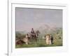 An Encampment in the Atlas Mountains, C.1865-Eugene Fromentin-Framed Giclee Print