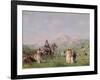 An Encampment in the Atlas Mountains, C.1865-Eugene Fromentin-Framed Giclee Print