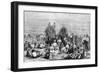 An Encampment of Mormon Converts in the Desert, C1846-null-Framed Giclee Print