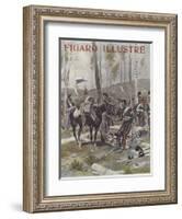 An Encampment of Soldiers-Jean-Baptiste Edouard Detaille-Framed Giclee Print