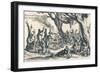 An Encampment of the First Gipsies in Central Europe, c1604, (1907)-Jacques Callot-Framed Giclee Print