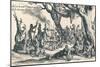 An Encampment of the First Gipsies in Central Europe, c1604, (1907)-Jacques Callot-Mounted Giclee Print