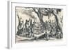 An Encampment of the First Gipsies in Central Europe, c1604, (1907)-Jacques Callot-Framed Giclee Print