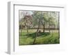 An Enclosure in Eragny-Camille Pissarro-Framed Giclee Print