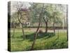 An Enclosure in Eragny-Camille Pissarro-Stretched Canvas