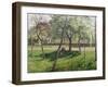 An Enclosure in Eragny-Camille Pissarro-Framed Giclee Print