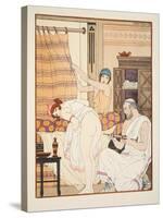 An Enema, Illustration from 'The Works of Hippocrates', 1934 (Colour Litho)-Joseph Kuhn-Regnier-Stretched Canvas