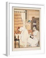 An Enema, Illustration from 'The Works of Hippocrates', 1934 (Colour Litho)-Joseph Kuhn-Regnier-Framed Giclee Print