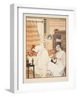 An Enema, Illustration from 'The Works of Hippocrates', 1934 (Colour Litho)-Joseph Kuhn-Regnier-Framed Giclee Print