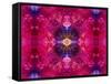 An Energetic Symmetric Onament from Flower Photographs-Alaya Gadeh-Framed Stretched Canvas