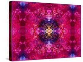 An Energetic Symmetric Onament from Flower Photographs-Alaya Gadeh-Stretched Canvas