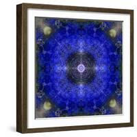 An Energetic Symmetric Onament from Flower Photographs-Alaya Gadeh-Framed Photographic Print