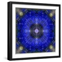 An Energetic Symmetric Onament from Flower Photographs-Alaya Gadeh-Framed Photographic Print