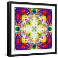 An Energetic Symmetric Onament from Flower Photographs-Alaya Gadeh-Framed Photographic Print