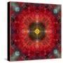 An Energetic Symmetric Onament from Flower Photographs-Alaya Gadeh-Stretched Canvas