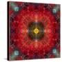 An Energetic Symmetric Onament from Flower Photographs-Alaya Gadeh-Stretched Canvas