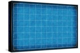 An Engineering Background with Blue Lines Art-kentoh-Stretched Canvas