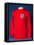 An England Shirt with International Badge, as Worn by the 1966 World Cup Winning Team-null-Framed Stretched Canvas