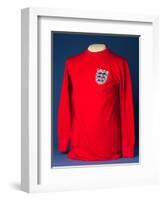 An England Shirt with International Badge, as Worn by the 1966 World Cup Winning Team-null-Framed Giclee Print