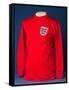 An England Shirt with International Badge, as Worn by the 1966 World Cup Winning Team-null-Framed Stretched Canvas