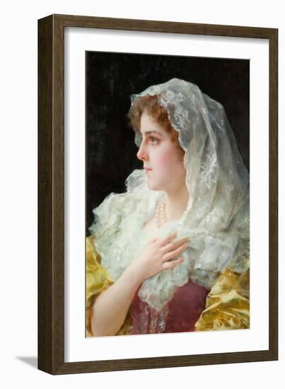 An English Beauty-Federigo Andreotti-Framed Giclee Print