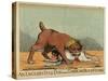 An English Bull Dog and a Corsican Blood Hound, C.1803-null-Stretched Canvas