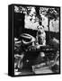 An English Bulldog Perches on a Junk Pile, Ca. 1930-null-Framed Stretched Canvas